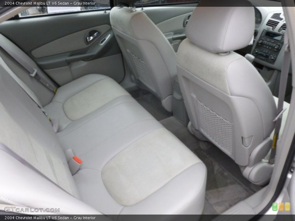 Gray Interior Rear Seat for the 2004 Chevrolet Malibu LT V6 Sedan #72958060
