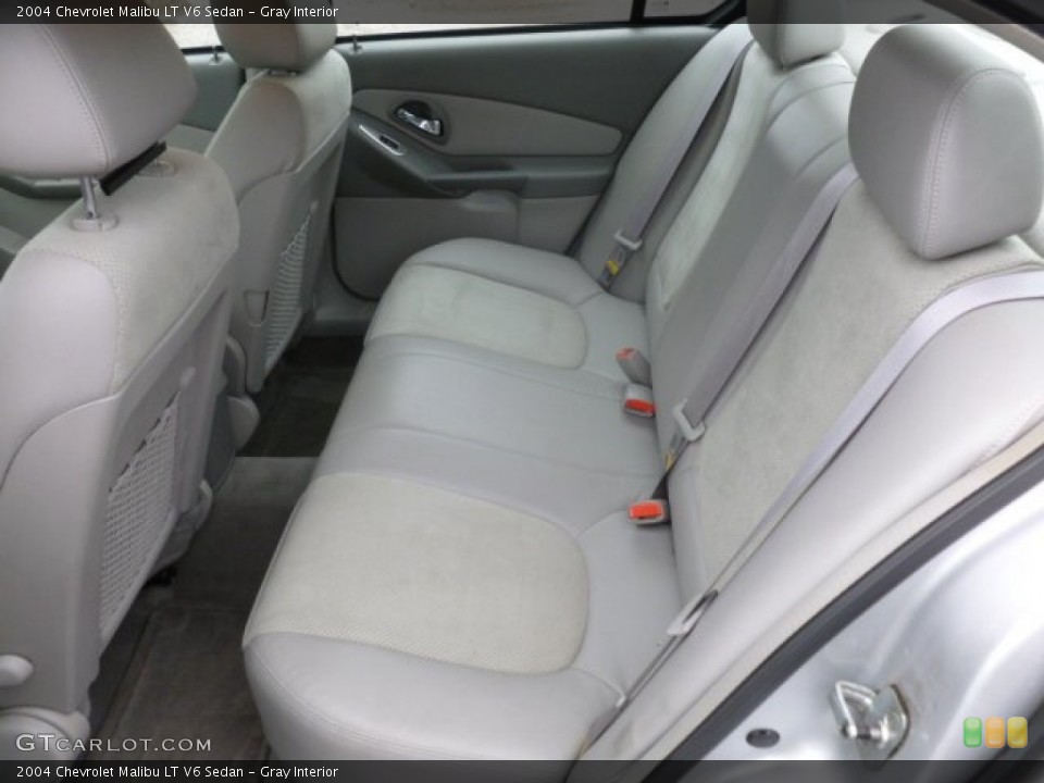 Gray Interior Rear Seat for the 2004 Chevrolet Malibu LT V6 Sedan #72958080