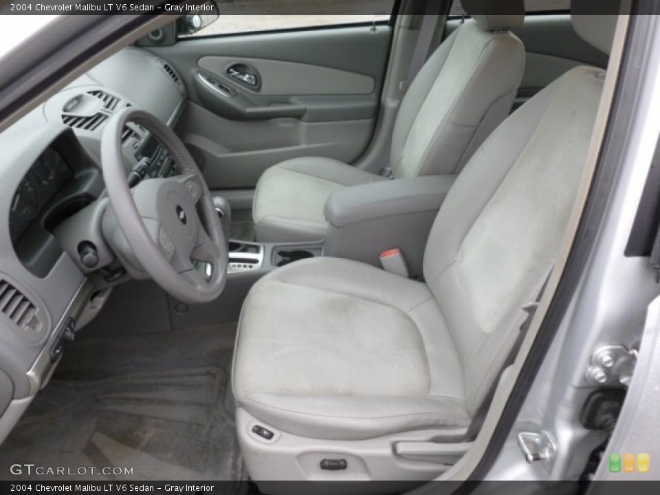 Gray Interior Front Seat for the 2004 Chevrolet Malibu LT V6 Sedan #72958125