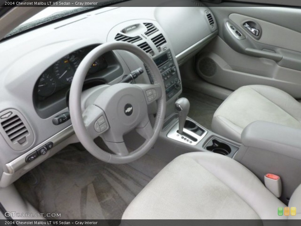 Gray Interior Prime Interior for the 2004 Chevrolet Malibu LT V6 Sedan #72958146