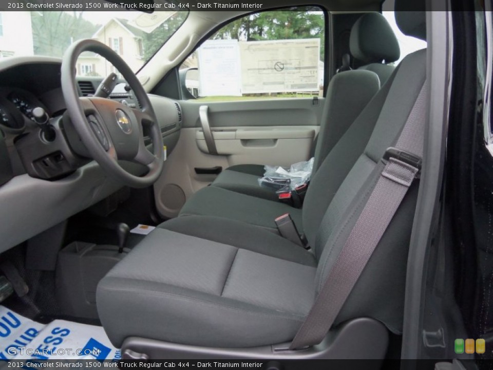 Dark Titanium Interior Front Seat for the 2013 Chevrolet Silverado 1500 Work Truck Regular Cab 4x4 #72958857