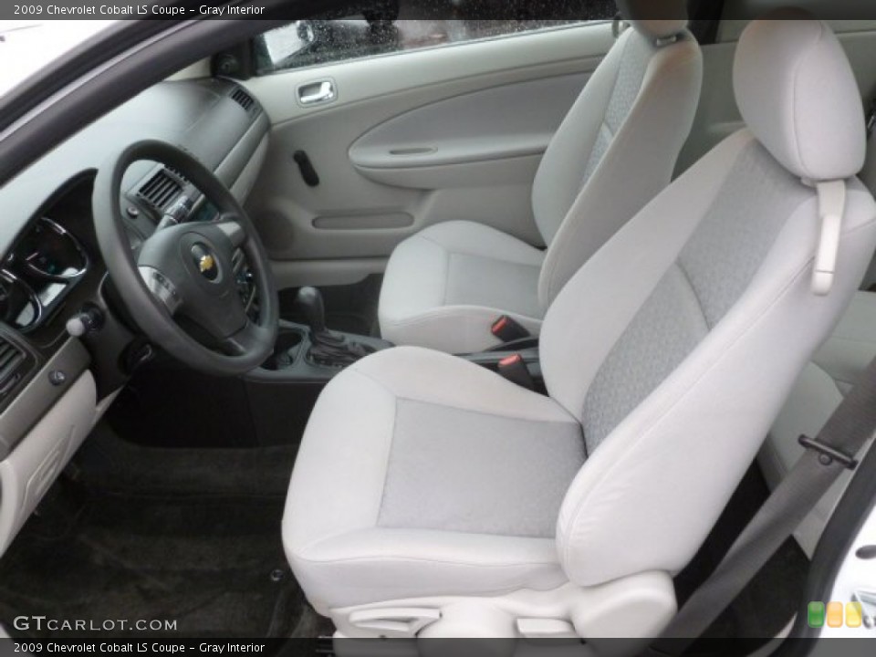 Gray Interior Front Seat for the 2009 Chevrolet Cobalt LS Coupe #72959040