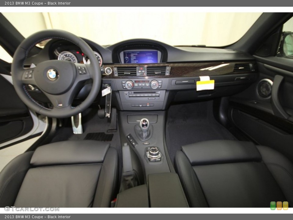 Black Interior Dashboard for the 2013 BMW M3 Coupe #72960123