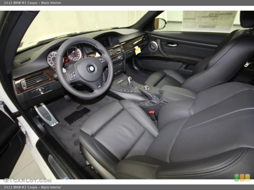 Black Interior Prime Interior for the 2013 BMW M3 Coupe #72960273