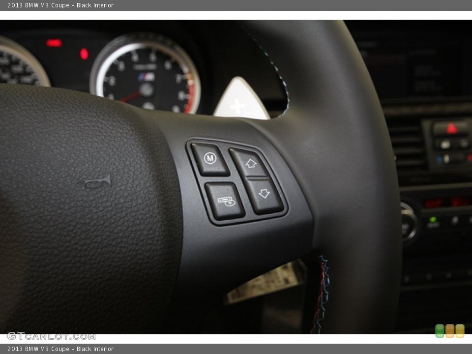 Black Interior Controls for the 2013 BMW M3 Coupe #72960525