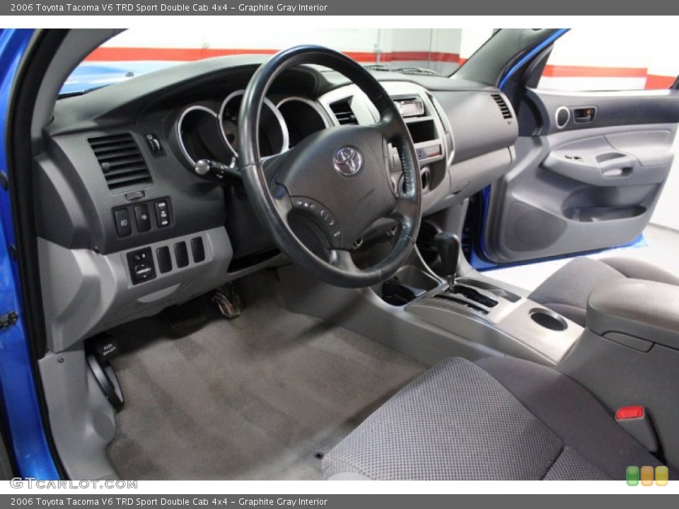Graphite Gray Interior Prime Interior for the 2006 Toyota Tacoma V6 TRD Sport Double Cab 4x4 #72960732