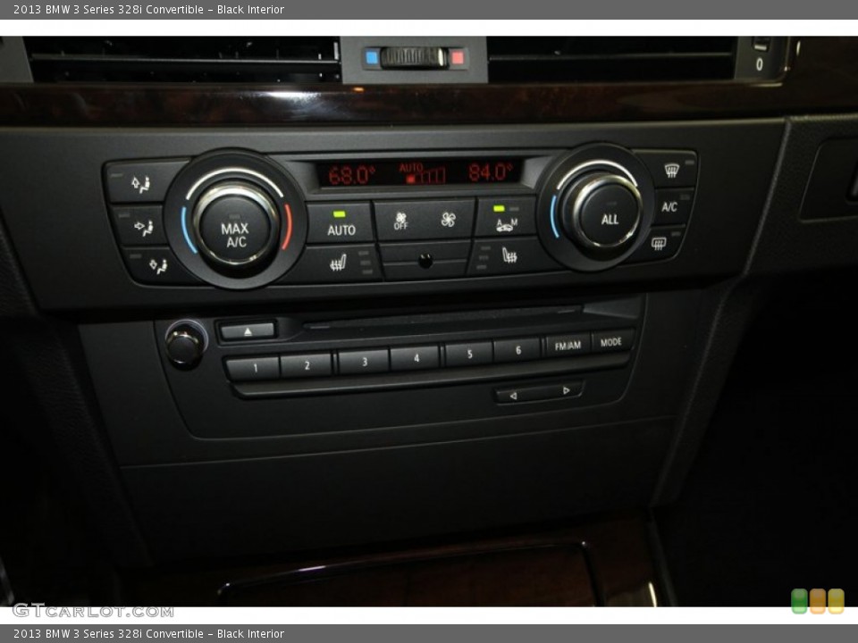 Black Interior Controls for the 2013 BMW 3 Series 328i Convertible #72961002