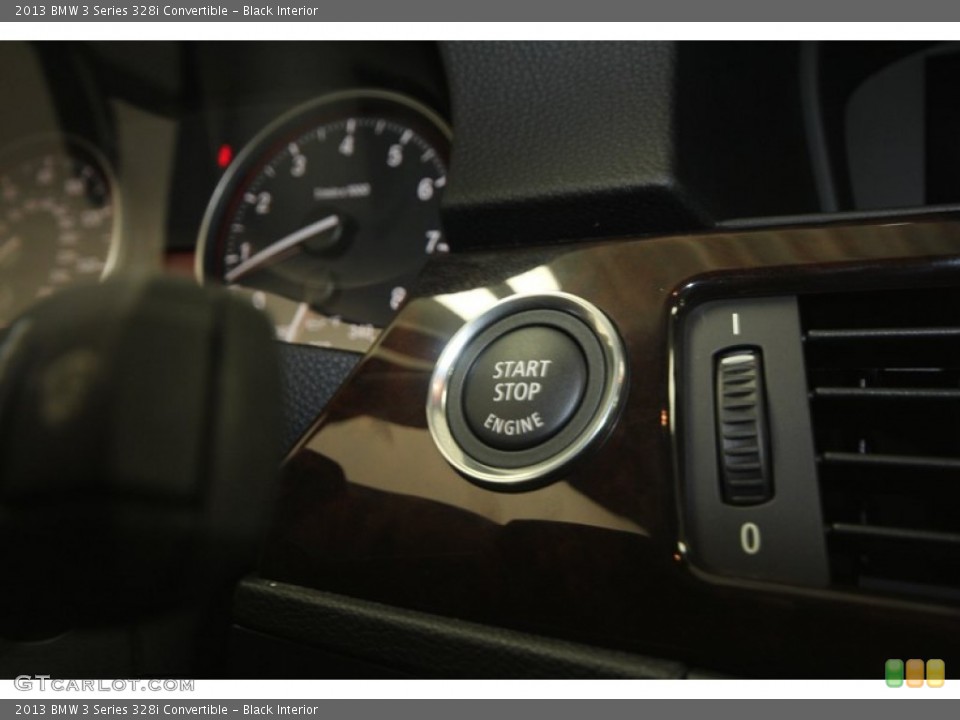 Black Interior Controls for the 2013 BMW 3 Series 328i Convertible #72961101