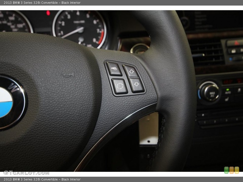 Black Interior Controls for the 2013 BMW 3 Series 328i Convertible #72961137