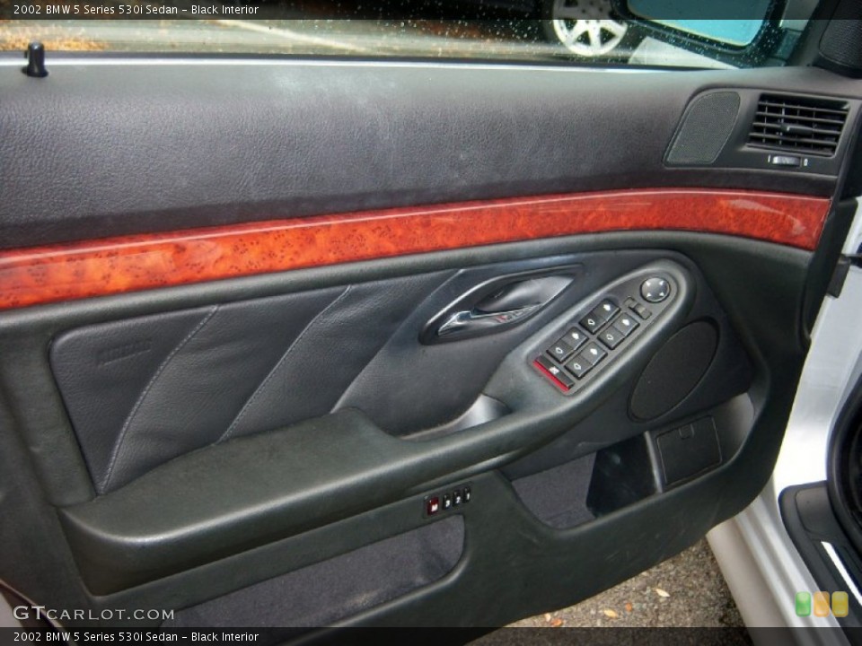 Black Interior Door Panel for the 2002 BMW 5 Series 530i Sedan #72962514
