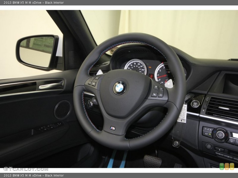 Black Interior Steering Wheel for the 2013 BMW X5 M M xDrive #72963324
