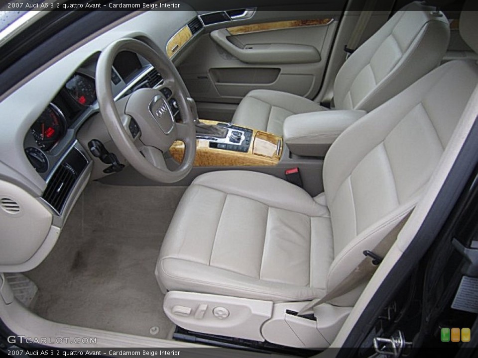 Cardamom Beige Interior Front Seat for the 2007 Audi A6 3.2 quattro Avant #72963474