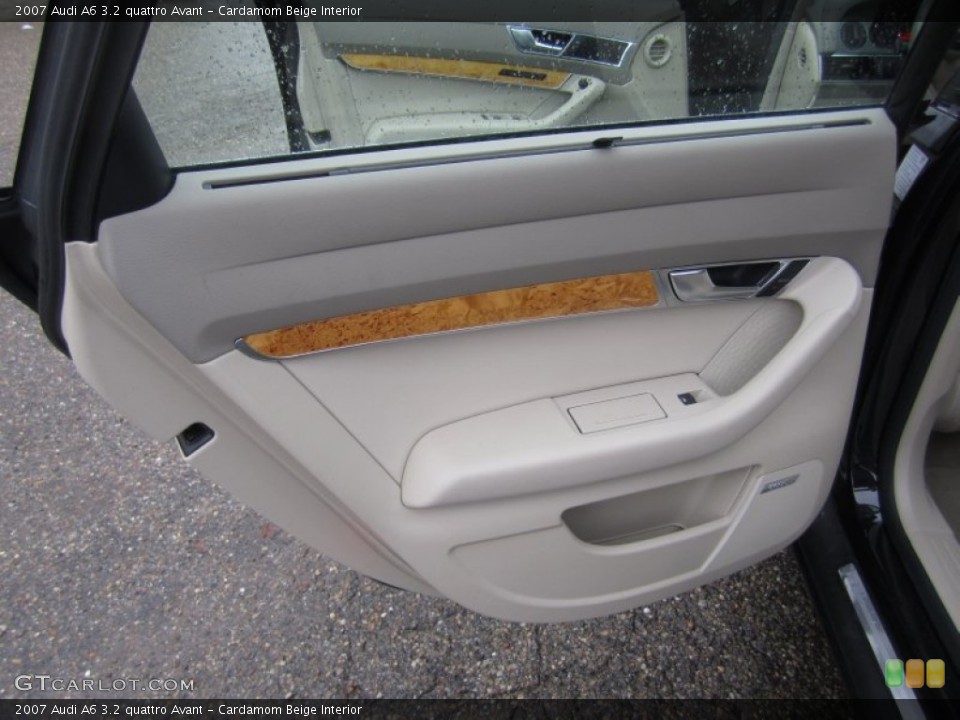 Cardamom Beige Interior Door Panel for the 2007 Audi A6 3.2 quattro Avant #72963573