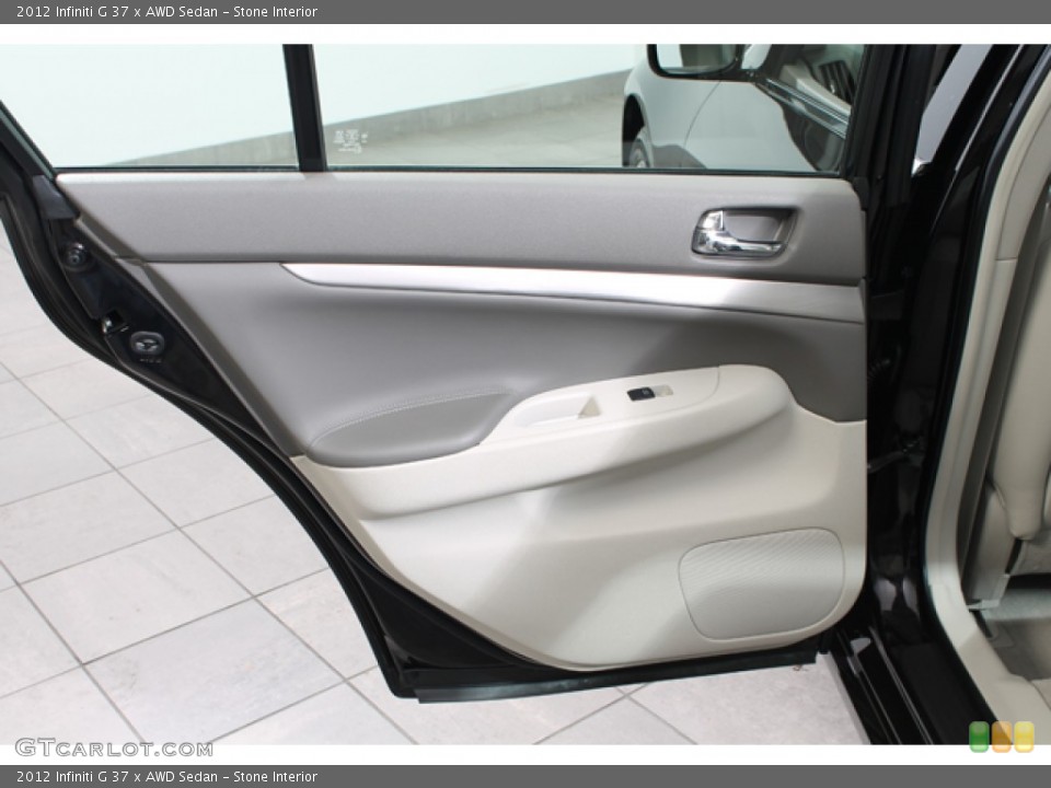 Stone Interior Door Panel for the 2012 Infiniti G 37 x AWD Sedan #72964431