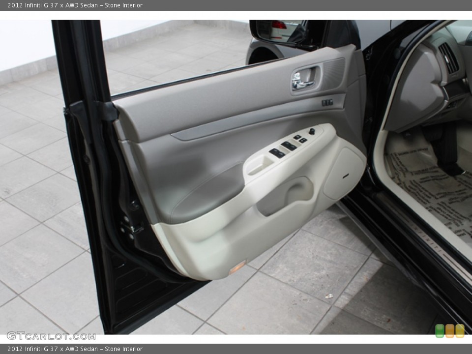 Stone Interior Door Panel for the 2012 Infiniti G 37 x AWD Sedan #72964455