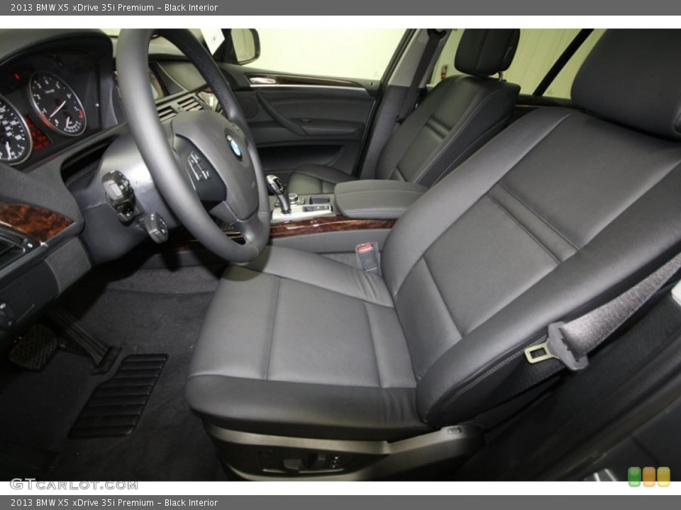 Black Interior Front Seat for the 2013 BMW X5 xDrive 35i Premium #72964616