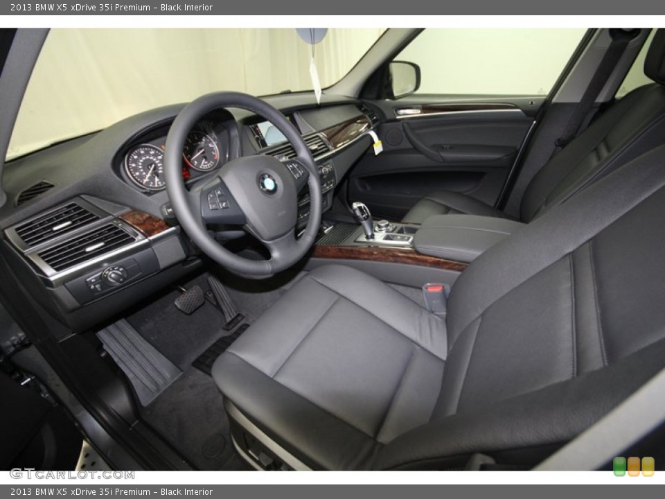 Black Interior Prime Interior for the 2013 BMW X5 xDrive 35i Premium #72964758