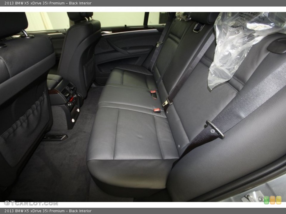 Black Interior Rear Seat for the 2013 BMW X5 xDrive 35i Premium #72964782