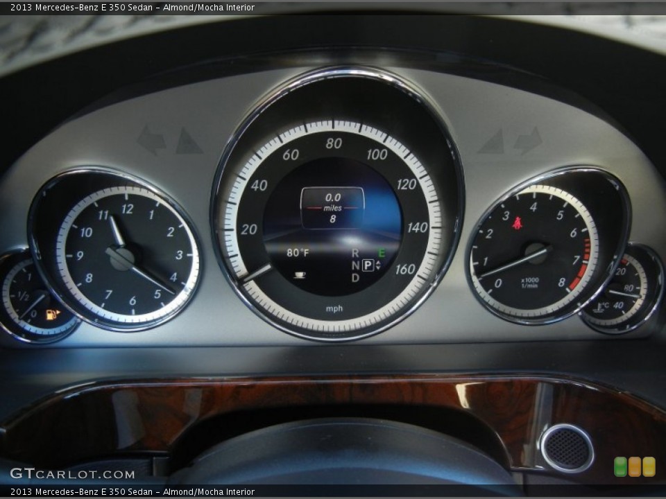 Almond/Mocha Interior Gauges for the 2013 Mercedes-Benz E 350 Sedan #72964854