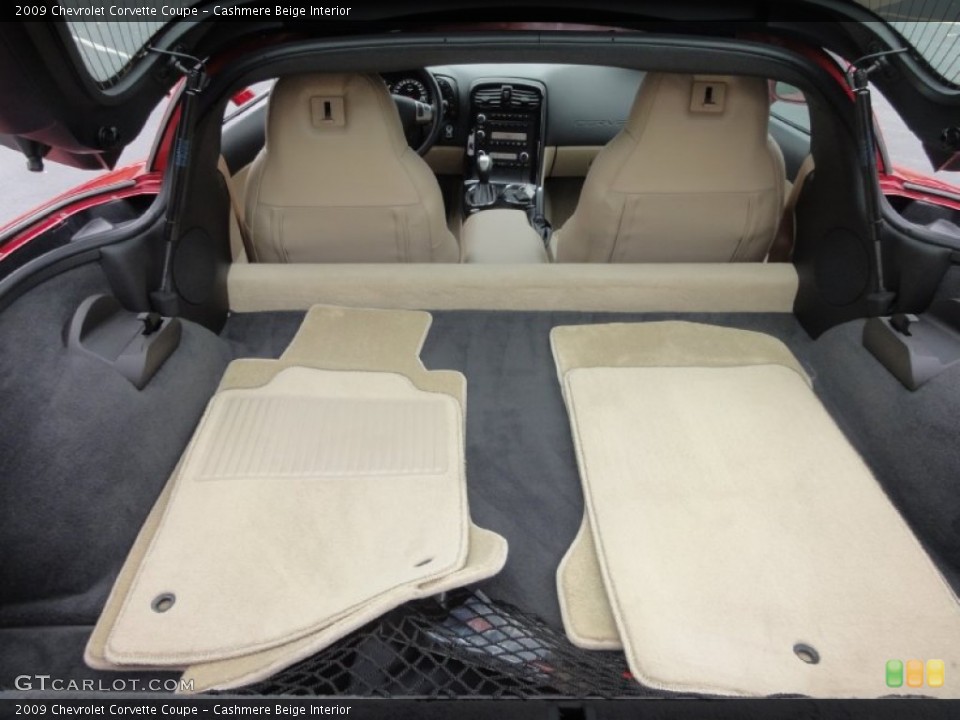 Cashmere Beige Interior Trunk for the 2009 Chevrolet Corvette Coupe #72964863