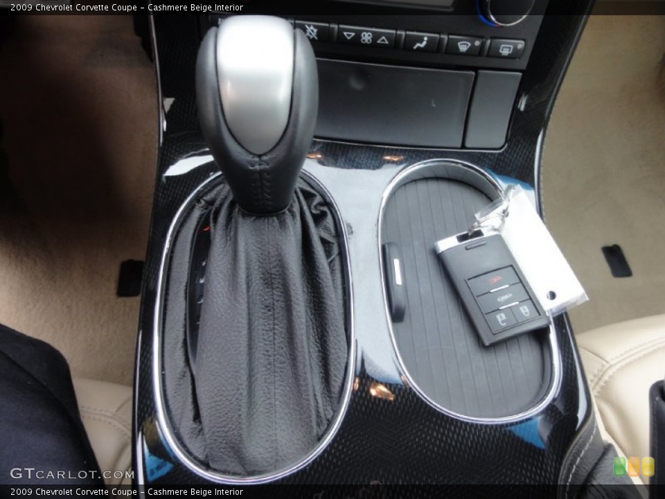 Cashmere Beige Interior Transmission for the 2009 Chevrolet Corvette Coupe #72965007