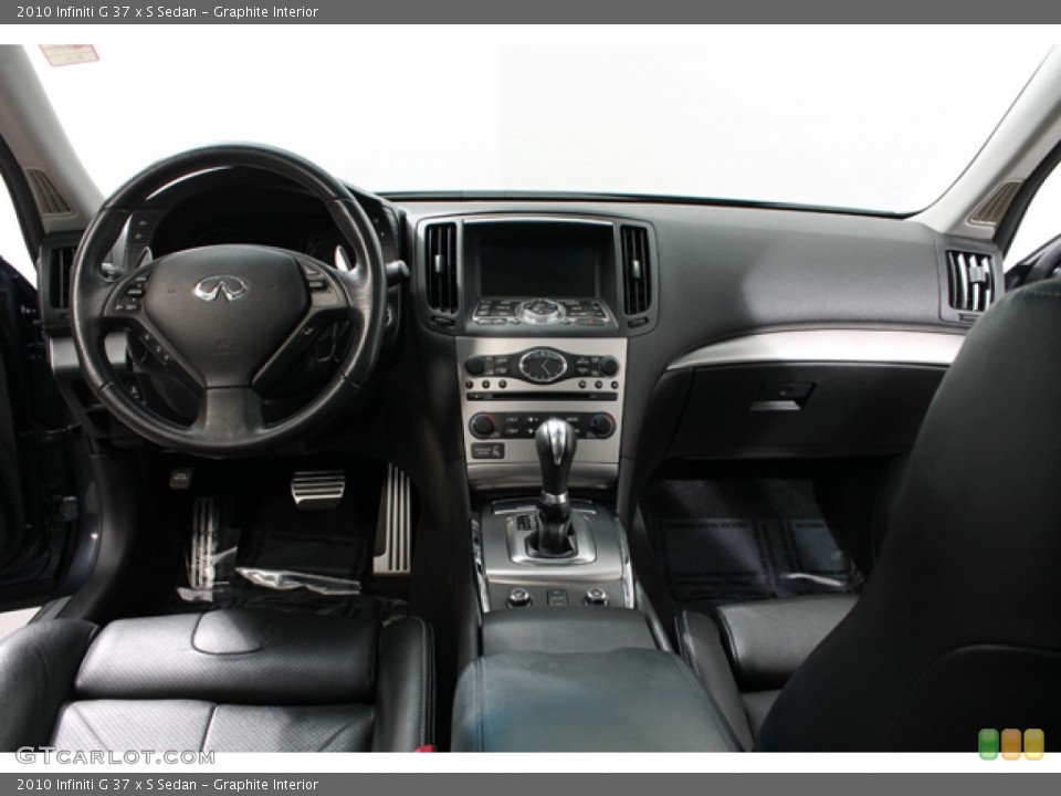 Graphite Interior Dashboard for the 2010 Infiniti G 37 x S Sedan #72965011