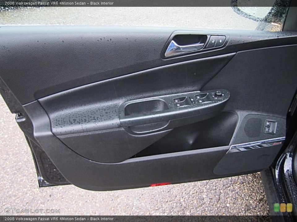 Black Interior Door Panel for the 2008 Volkswagen Passat VR6 4Motion Sedan #72965025