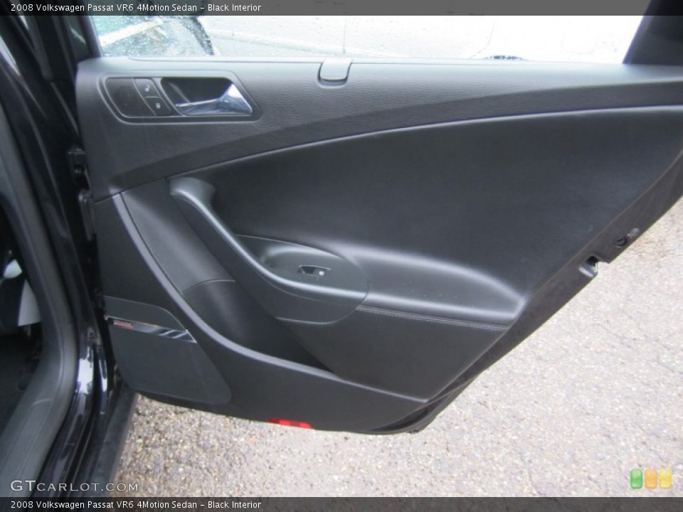 Black Interior Door Panel for the 2008 Volkswagen Passat VR6 4Motion Sedan #72965146