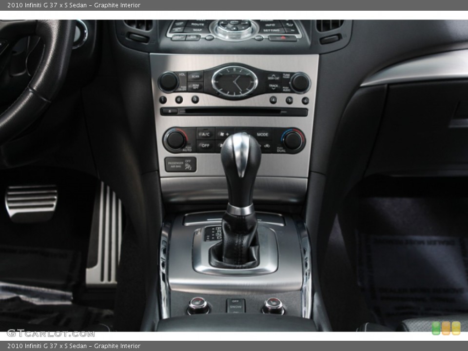 Graphite Interior Transmission for the 2010 Infiniti G 37 x S Sedan #72965157