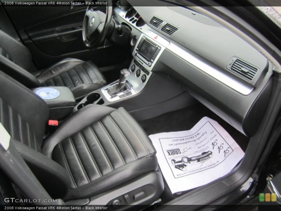 Black Interior Dashboard for the 2008 Volkswagen Passat VR6 4Motion Sedan #72965163