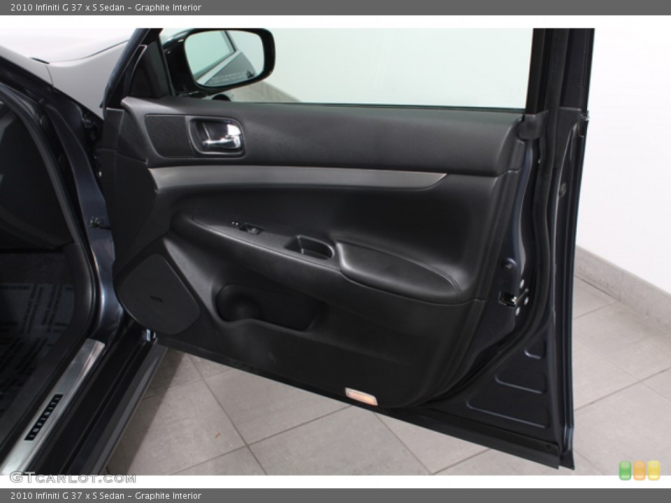 Graphite Interior Door Panel for the 2010 Infiniti G 37 x S Sedan #72965208