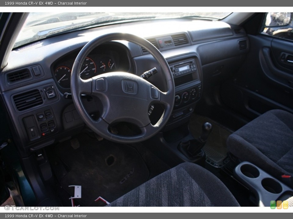 Charcoal Interior Prime Interior for the 1999 Honda CR-V EX 4WD #72965226