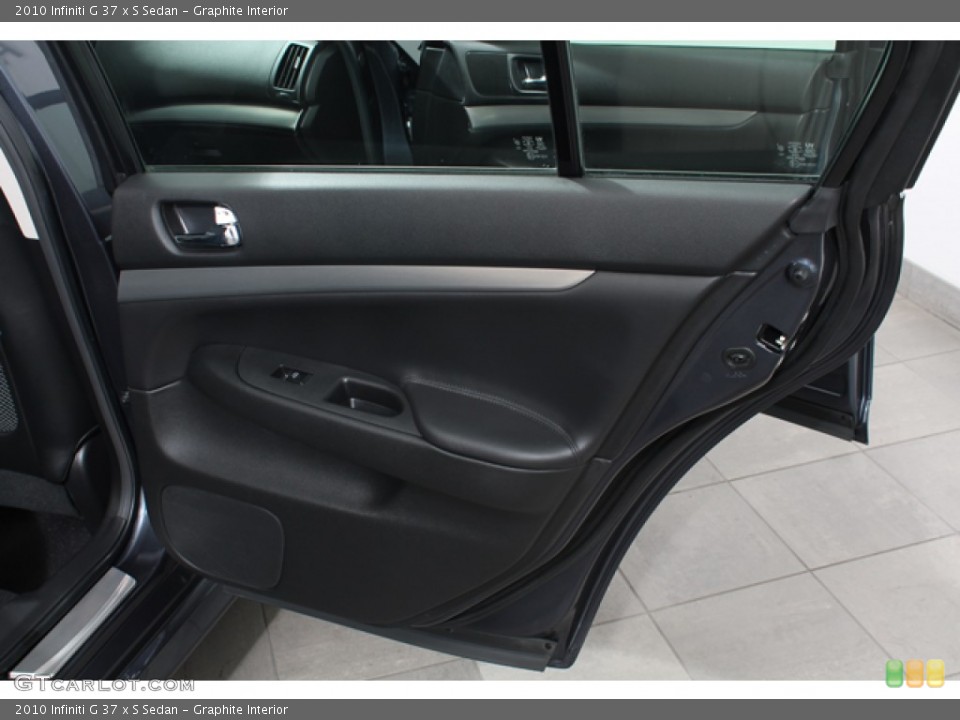 Graphite Interior Door Panel for the 2010 Infiniti G 37 x S Sedan #72965235