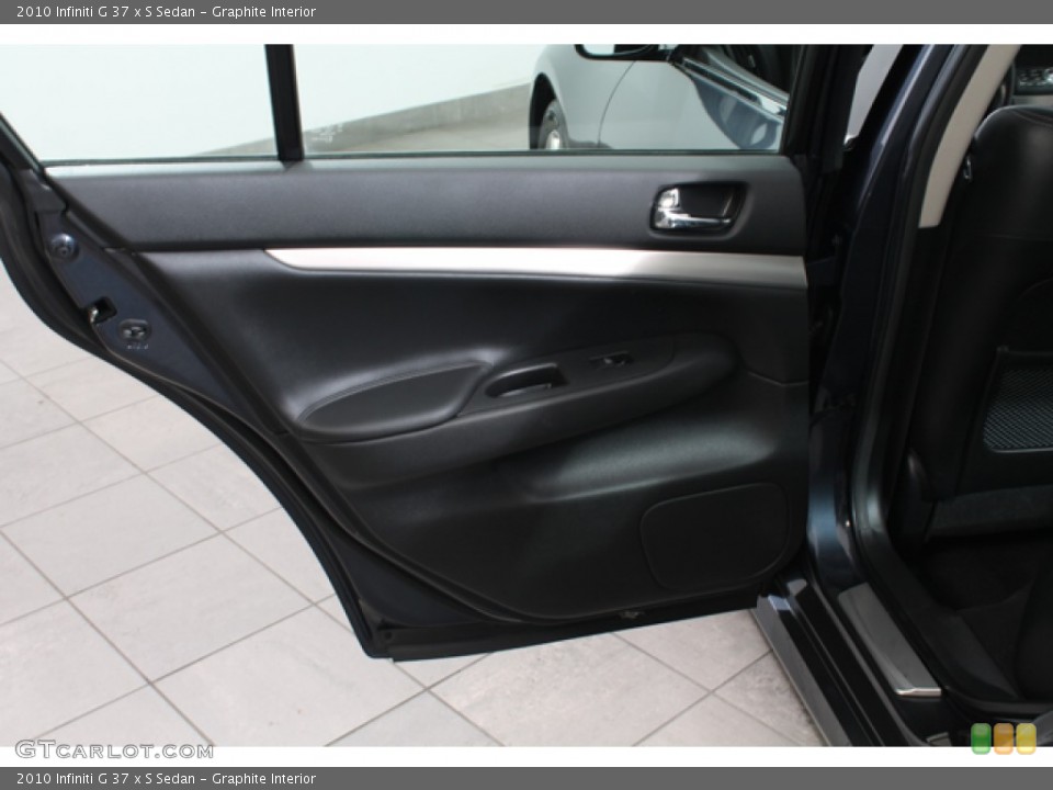 Graphite Interior Door Panel for the 2010 Infiniti G 37 x S Sedan #72965259