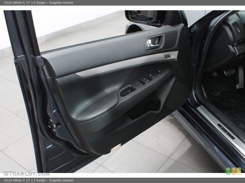 Graphite Interior Door Panel for the 2010 Infiniti G 37 x S Sedan #72965283