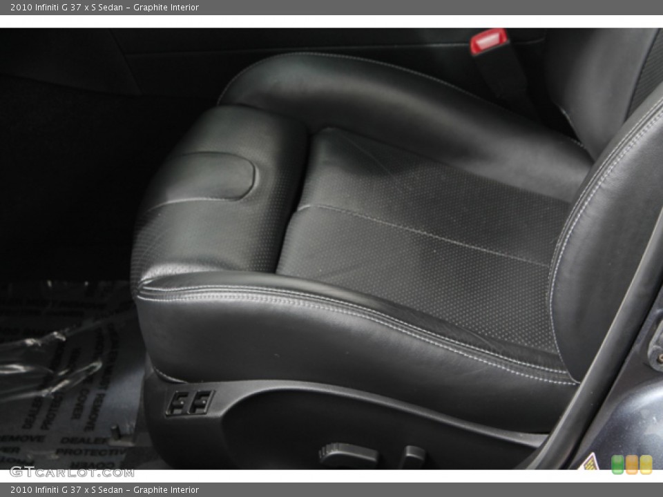 Graphite Interior Front Seat for the 2010 Infiniti G 37 x S Sedan #72965387