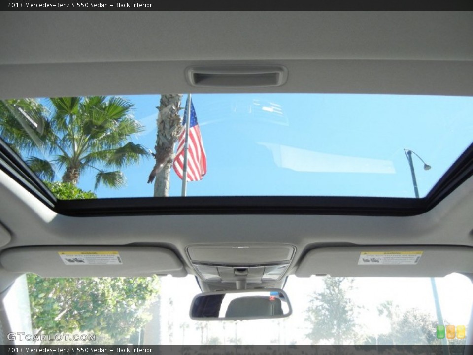 Black Interior Sunroof for the 2013 Mercedes-Benz S 550 Sedan #72965414