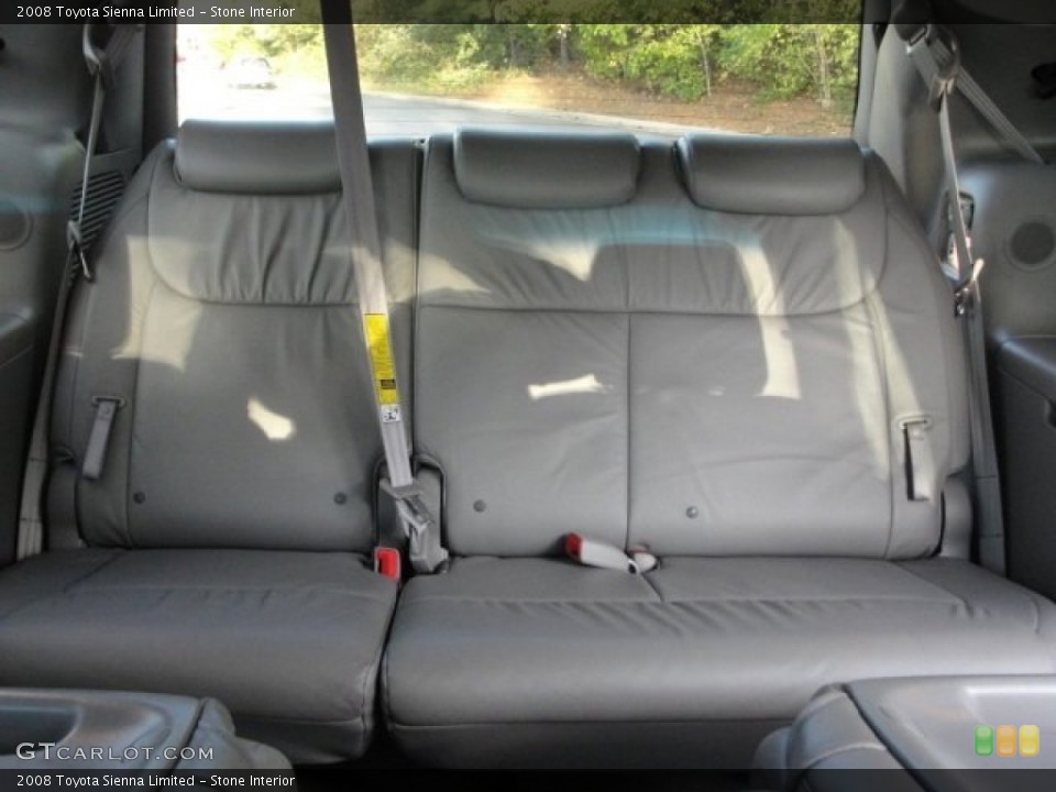 Stone Interior Rear Seat for the 2008 Toyota Sienna Limited #72966193