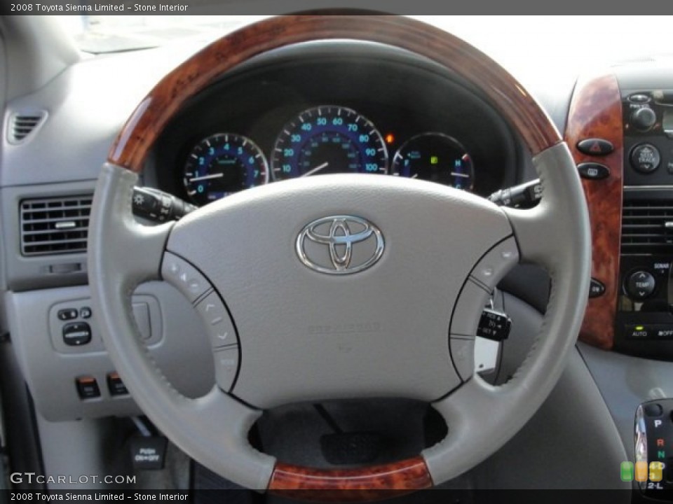 Stone Interior Steering Wheel for the 2008 Toyota Sienna Limited #72966234