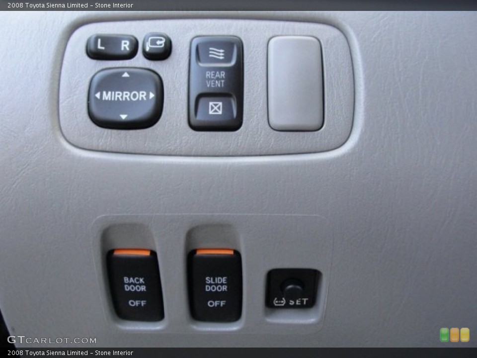 Stone Interior Controls for the 2008 Toyota Sienna Limited #72966321