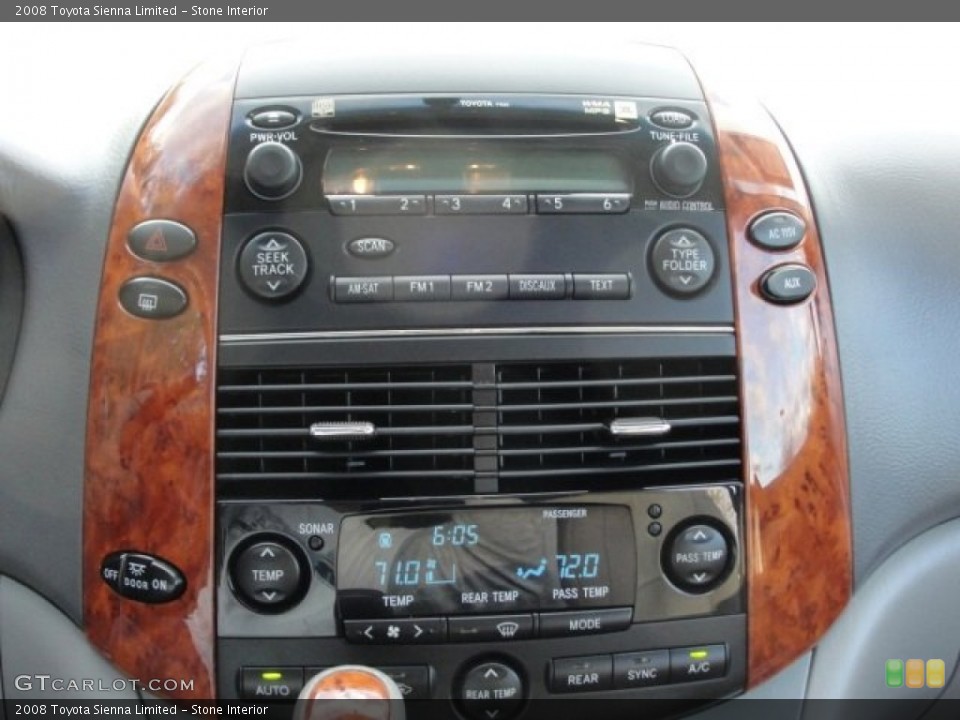Stone Interior Controls for the 2008 Toyota Sienna Limited #72966354