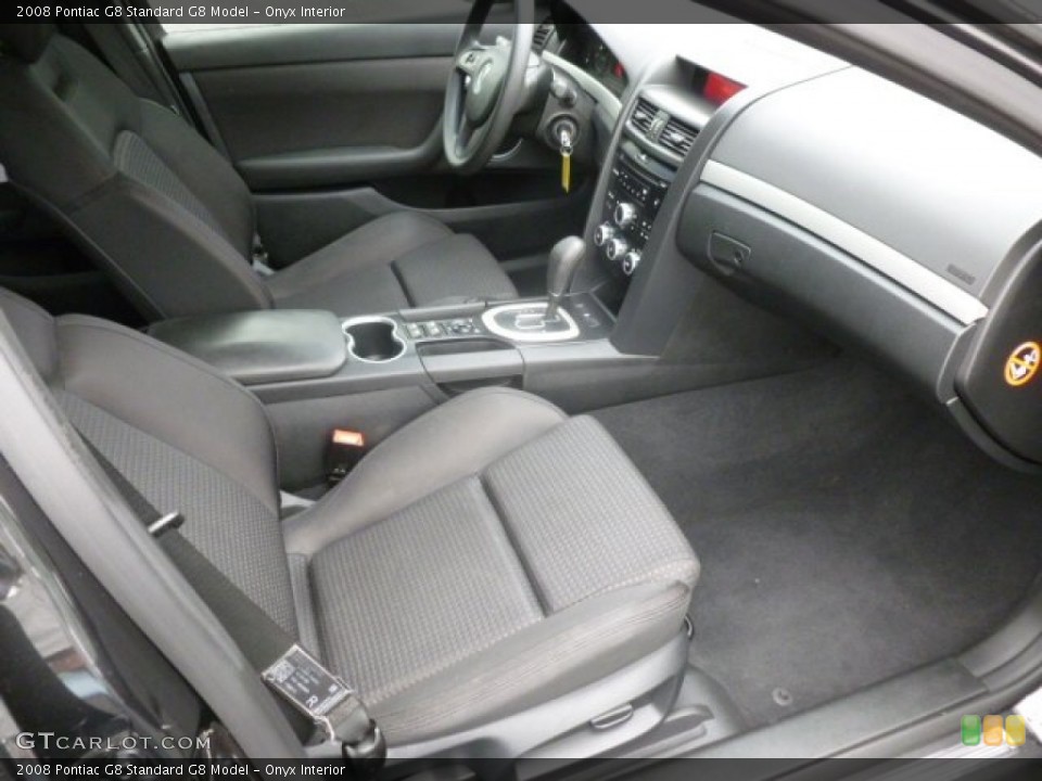 Onyx Interior Photo for the 2008 Pontiac G8  #72967182