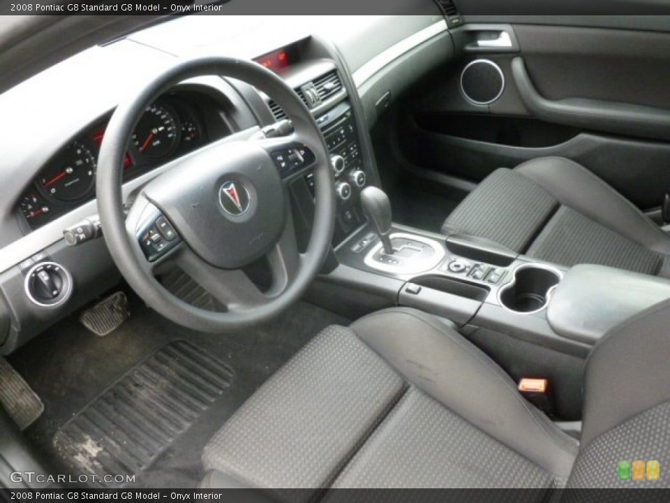 Onyx 2008 Pontiac G8 Interiors