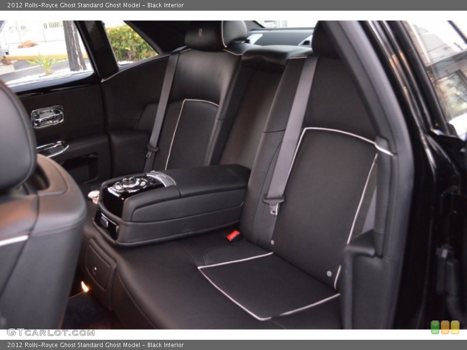 Black Interior Rear Seat for the 2012 Rolls-Royce Ghost  #72968367