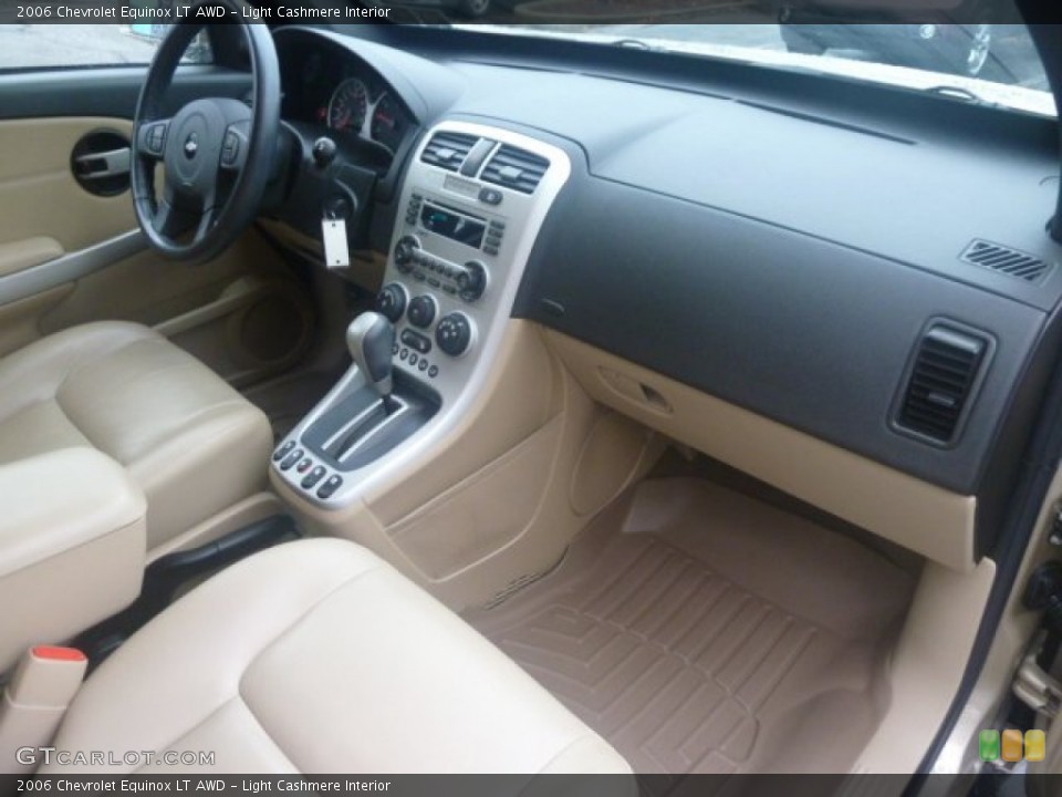 Light Cashmere Interior Dashboard for the 2006 Chevrolet Equinox LT AWD #72968435