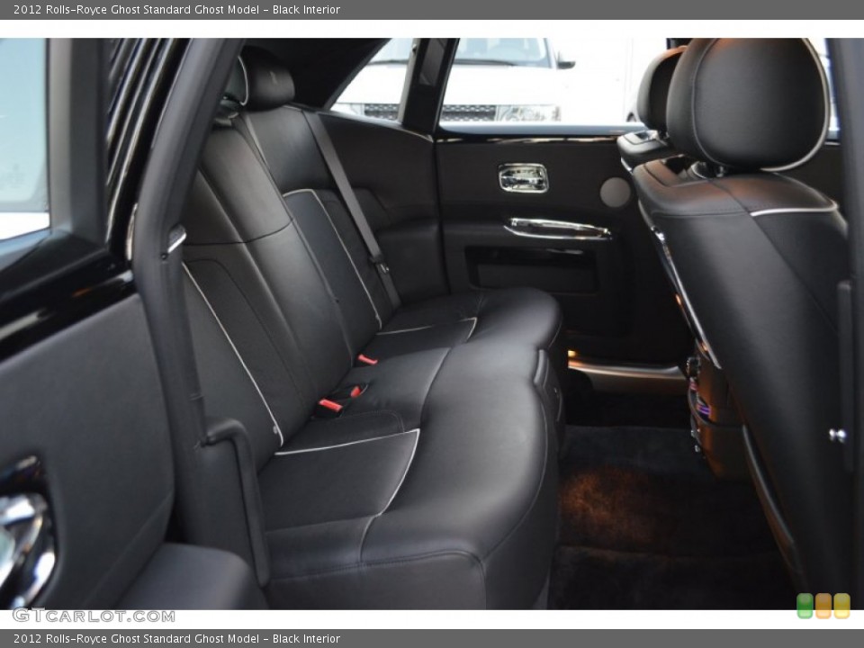 Black Interior Rear Seat for the 2012 Rolls-Royce Ghost  #72968463