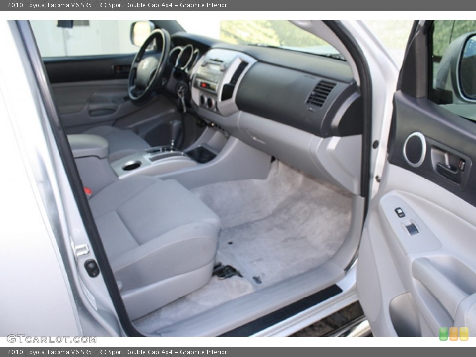 Graphite Interior Photo for the 2010 Toyota Tacoma V6 SR5 TRD Sport Double Cab 4x4 #72968502