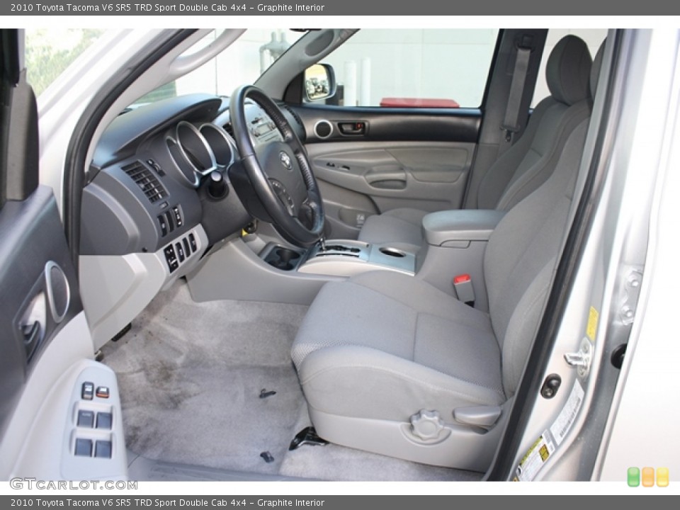 Graphite Interior Photo for the 2010 Toyota Tacoma V6 SR5 TRD Sport Double Cab 4x4 #72968529