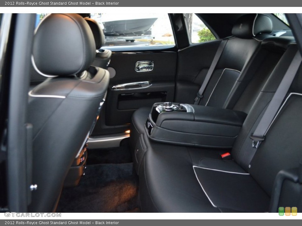 Black Interior Rear Seat for the 2012 Rolls-Royce Ghost  #72968607