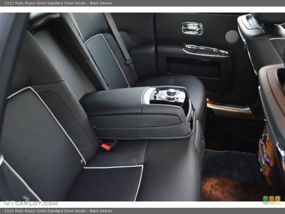 Black Interior Rear Seat for the 2012 Rolls-Royce Ghost  #72968644